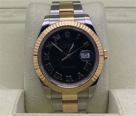 black gold rolex|rolex datejust 41 black dial.